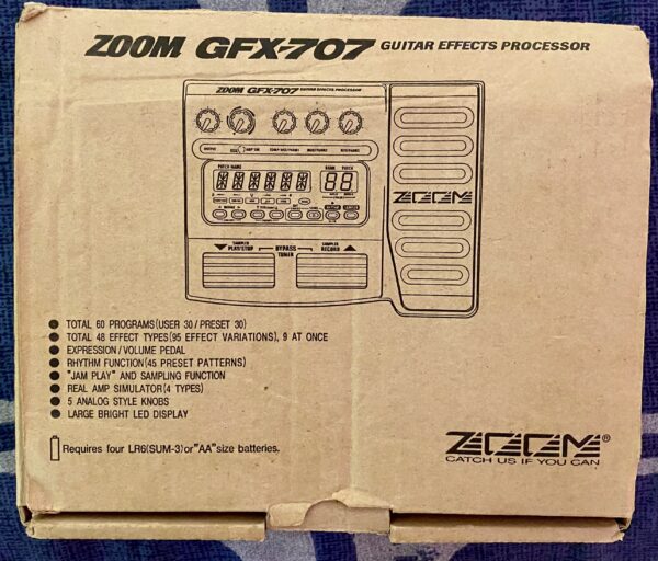 Procesador de efectos de guitarra ZOOM GFX707 - Imagen 2